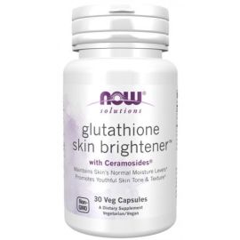 Glutathione Skin Brightener with Ceramosides NOW Foods 30 wegetariańskich kapsułek