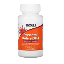 Prenatal Gels + DHA NOW Foods 90 softgels