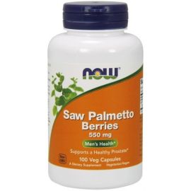 Saw Palmetto Berries NOW Foods 550mg - 100 wegetariańskich kapsułek