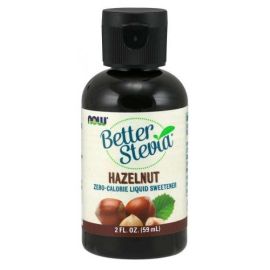 Better Stevia Liquid NOW Foods Hazelnut - 59 ml.