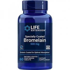 Specially-Coated Bromelain Life Extension 60 enteric coated vegetarian tabs