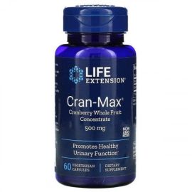 Cran-Max Cranberry Whole Fruit Concentrate Life Extension 60 wegetariańskich kapsułek