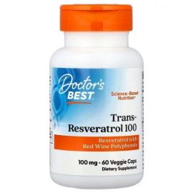 Trans-Resveratrol 100 Doctor's Best 60 wegetariańskich kapsułek