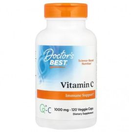Vitamin C with Q-C Doctor's Best 1000mg - 120 wegetariańskich kapsułek