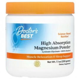 High Absorption Magnesium Doctor's Best Powder - 200 grams