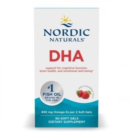 DHA Nordic Naturals 830mg Strawberry - 90 softgels