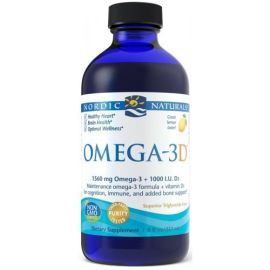 Omega-3D Nordic Naturals 1560mg Lemon - 237 ml.