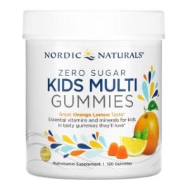 Kids Multi Zero Sugar Nordic Naturals 120 żelków