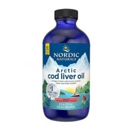 Arctic Cod Liver Oil Nordic Naturals 1060mg Strawberry - 237 ml.